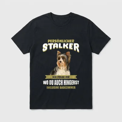 Biewer Yorkshire Terrier Biewer T-Shirt – Klassisches T-Shirt in Schwarz