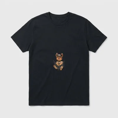 Hundeliebhaber Geschenke Yorkshire Terrier T-Shirt – Klassisches T-Shirt in Schwarz
