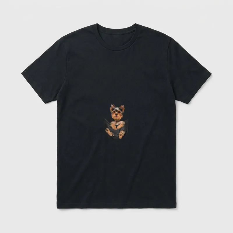 Hundeliebhaber Geschenke Yorkshire Terrier T-Shirt – Klassisches T-Shirt in Schwarz