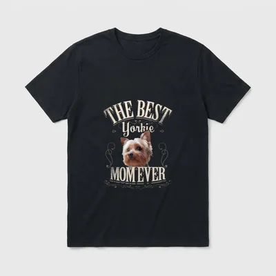 Beste Yorkie Mama Aller T-Shirt – Klassisches T-Shirt in Schwarz