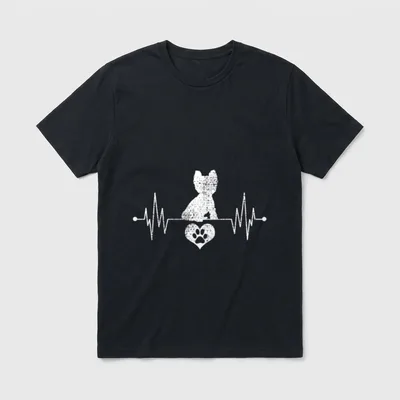 Yorkshire Terrier Hund T-Shirt 0037 – Klassisches T-Shirt in Schwarz