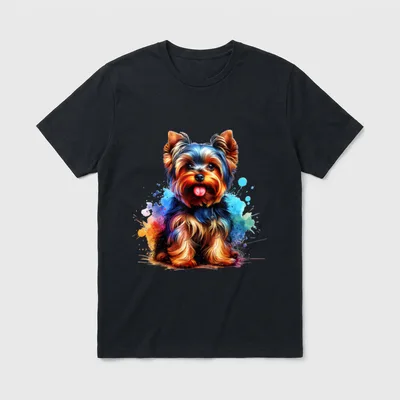 Yorkshire Terrier Yorkie T-Shirt – Klassisches T-Shirt in Schwarz