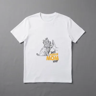 Beste Yorkie Mama aller Zeiten T-Shirt – Klassisches T-Shirt in Schwarz