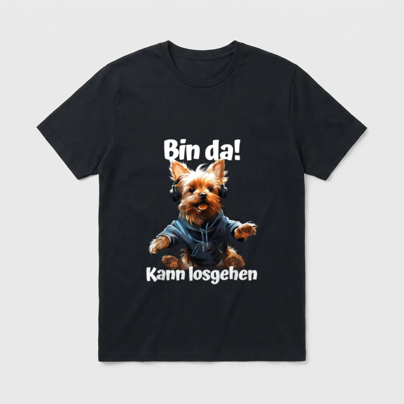 Yorkshire Terrier Yorkie Geschenke T-Shirt – Klassisches T-Shirt in Schwarz
