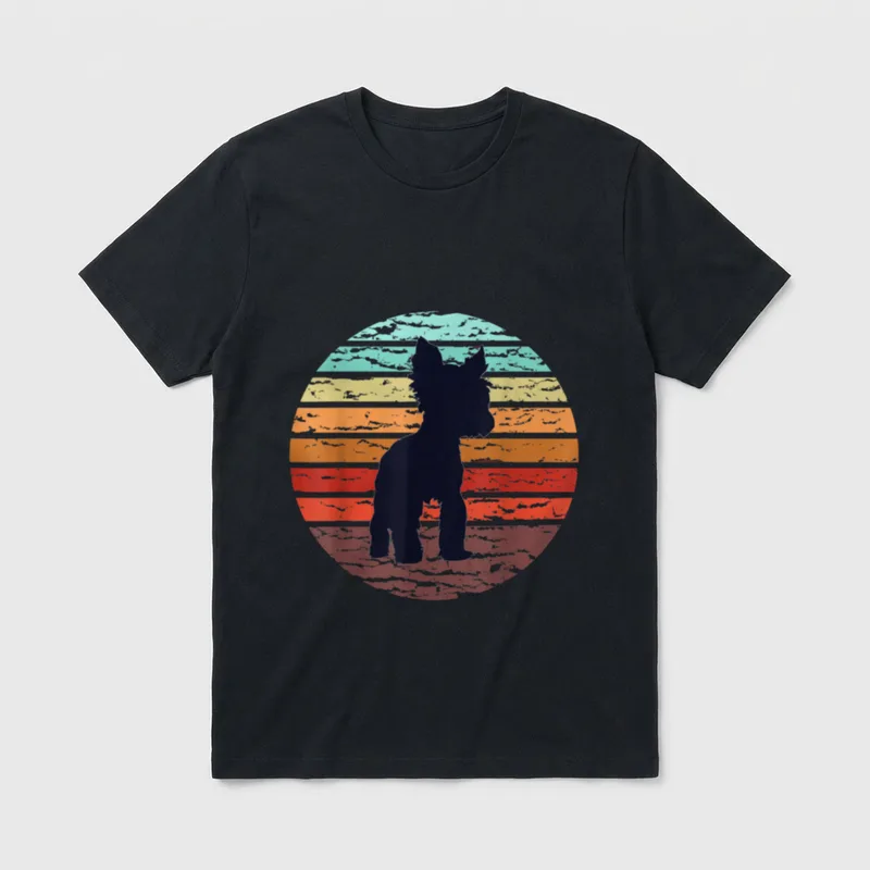 Yorkshire Terrier Biewer-Yorkshire à T-Shirt – Klassisches T-Shirt in Schwarz