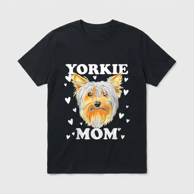 Yorkie Mama Mom Mutter T-Shirt – Klassisches T-Shirt in Schwarz